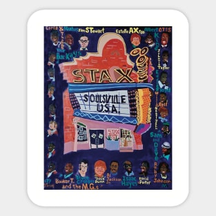 Stax Records Sticker